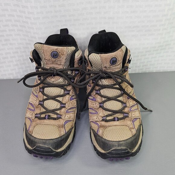 Merrell Women's Moab 2 Mid Waterproof Hiking Boots Size 7.5 - Picture 3 of 7